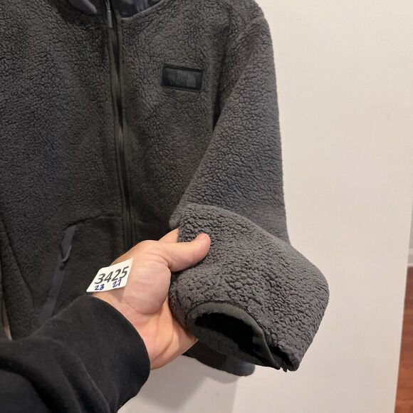 The North Face Gray Fleece Jacket Black Label M Men Outdoor Hiking Gorpcore Flaw - Picture 7 of 14